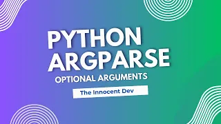 Python Argparse Tutorial Positional And Optional Arguments