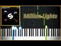 Tungevaag \u0026 Raaban - Million Lights (Piano Cover + Sheets + MIDI)|Magic Hands