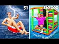 Download Lagu $1 vs $10,000 Floating Tiny House Challenge!