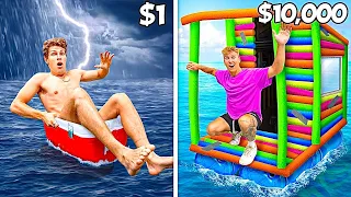 Download $1 vs $10,000 Floating Tiny House Challenge! MP3