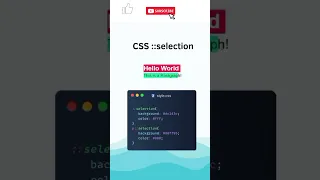 Selection Selector HTML CSS