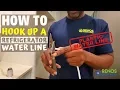 How to Hook Up Plastic Water Line to Refrigerator