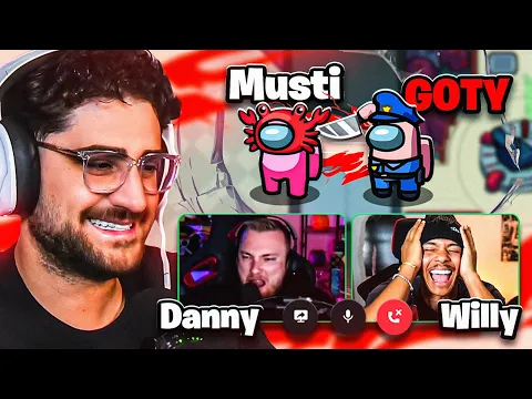 Video Thumbnail: ICH BIN DER BESTE IMPOSTER DEUTSCHLANDS!👑 Among Us mit Eldos, Musti, Willy, Danny & Co. 🔥