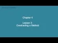 Chapter 4 Lesson 2 Overloading Method