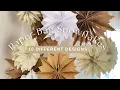 Paper Bag Snowflakes tutorial How to make your own bags for 3D snowflakes DIY paper bag snowflake