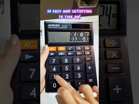 ASMR Unboxing Giant Calculator 🤯