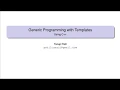 Generic Programming with Templates in C