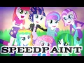 REDRAW MLP Equestria girls - my mane 7