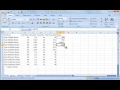 Excel 2007 Tutorial 2 Basic Spreadsheet