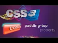 CSS for beginners 39 padding-top property