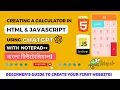 javascript bangla Creating a Calculator website in HTML JavaScript using ChatGPT