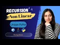 Unique Paths Non-Linear Recursion Explained Java Python C