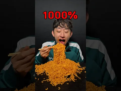 1-1000% 불닭 먹방 챌린지🔥🔥