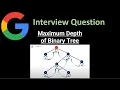 Maximum Depth of Binary Tree - Recursion Solution