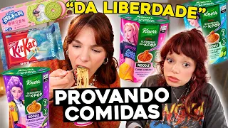 PROVANDO COMIDAS DA LIBERDADE COM A GEMA