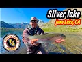 Silver lake Trout fishing in June Lake CA Eastern Sierra Mountains