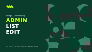 Allow editing of fields directly in the list view Django ORM Model Essentials