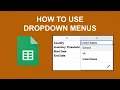 How to create dynamic dropdown menus in Google Sheets