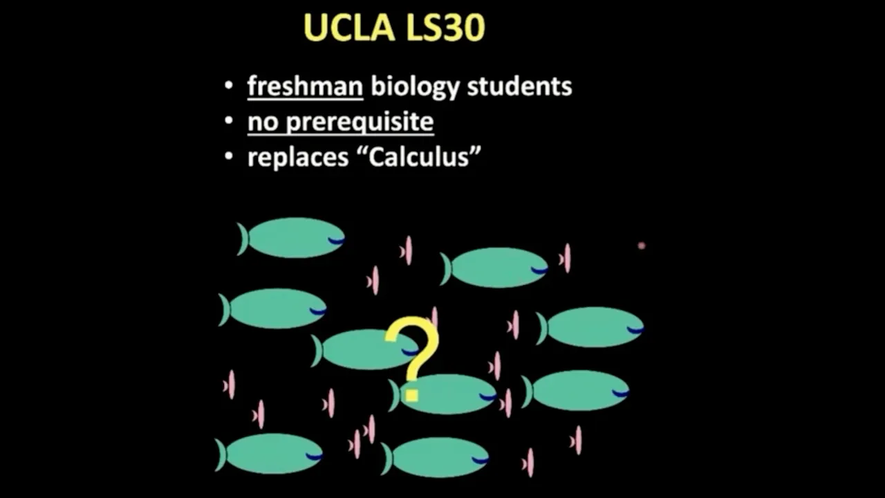 Teaching Dynamics to Life Science students
