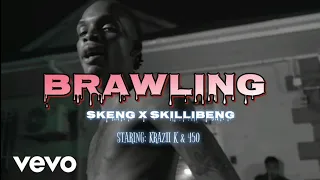 Skeng ft. Skillibeng, Krazii K - Brawling (Official Video) @kraziik4893