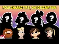 FOUR Artists Design New Characters from ONE Description