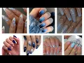 Trendy blue Nailart for girls 2025