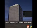 Houdini menus from Unreal Data Tables