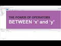 BETWEEN AND NOT BETWEEN OPERATORS IN SQL SQL Tutorial For Beginners HINDI