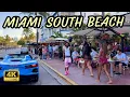 Miami South Beach Ocean Drive Evening Walk 4K 2026