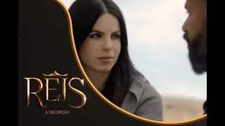 REIS NOVELA: Tobias fica surpreso com revelações de Laísa