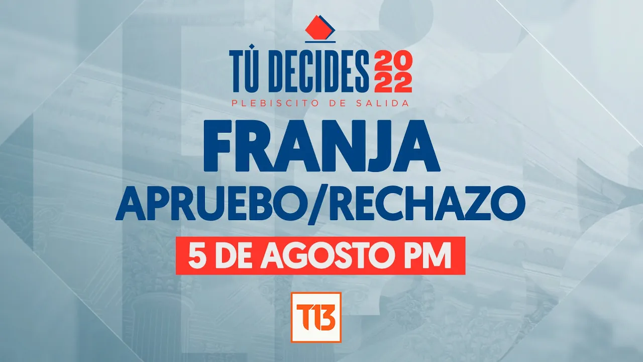 Franja del Plebiscito de Salida: 5 de agosto PM