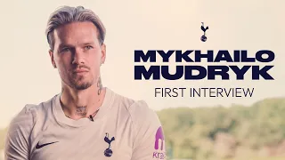 Mykhailo Mudryk's first Spurs interview! 💬