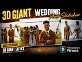 3D Giant Wedding Photo Slideshow in Filmora Multi-Frame Effect Tutorial