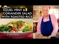 Download Lagu Rick Stein's Squid, Mint And Coriander Salad With Roasted Rice | Waitrose