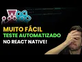 Creating automated tests with React Native is very easy