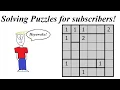 Heyawake Puzzle Solve - Viewer Requested
