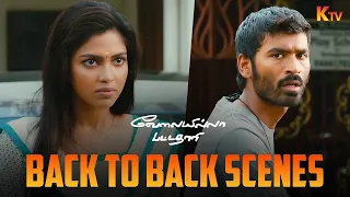 Velaiyilla Pattathari Movie Back To Back Scenes Dhanush Amala Paul KTV 
