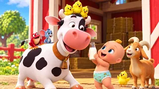 La Vaca Lechera + La Vaca Lola + Las Ruedas del Autobús | Canciones Infantiles - LooLoo Kids