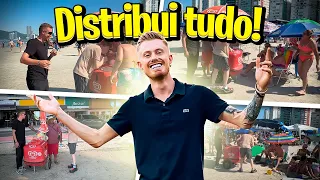 COMPREI TODOS SORVETE DO VENDEDOR E DISTRIBUI DE GRAÇA!!