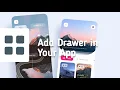 Add Drawer Create Apps through SketchWare Make app in Your Android Device without Android Studio