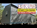 TIME-LAPSE Watch A Crew Build A 16X40 Tiny House From Start To Finish
