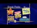 Updated Sneak Peeks Menu Disney 2007