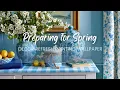 Preparing for Spring Cottagecore Decor Refresh Painting Wallpaper DIY Puzzle Haul and Organizing