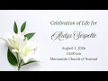 Celebration of Life for Ardys Serpette