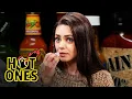 Mila Kunis Hits the Ranch While Eating Spicy Wings Hot Ones