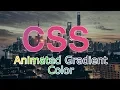Simple Text Gradient Animation Just By Using HTML CSS