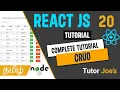 CRUD Application with React js Frontend and Node js Backend React JS in Tamil Day - 20