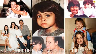 kajol mukherjee shares her childhood story rare unseen childhood pictures of kajol mukherjee
