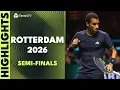 Lagu Bublik vs Auger-Aliassime, De Minaur Faces Humbert in Semi-Finals 🔥 | Rotterdam 2026 Highlights