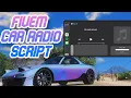 FiveM - FREE Car Radio Script Carplay UI Install Showcase FiveM Tutorial 2023